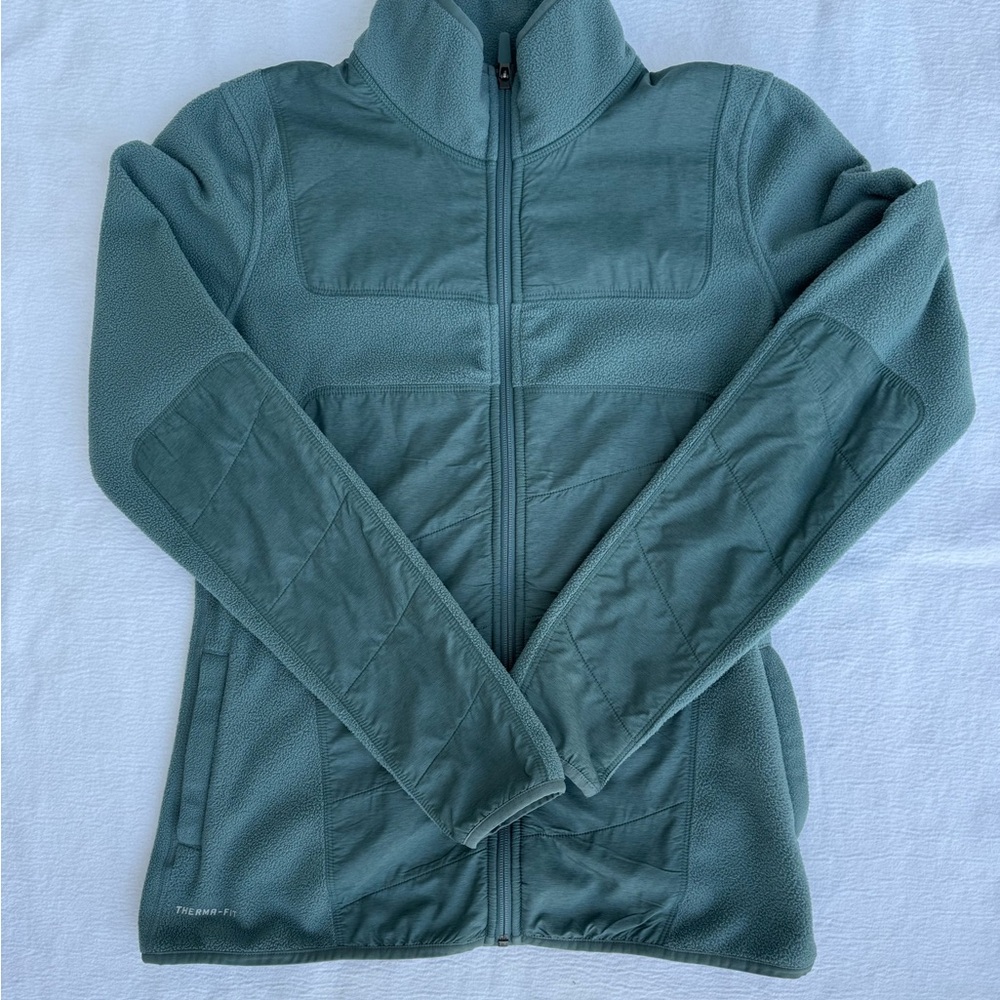 EUC Nike Women's Teal Full-Zip Fleece Jacket M